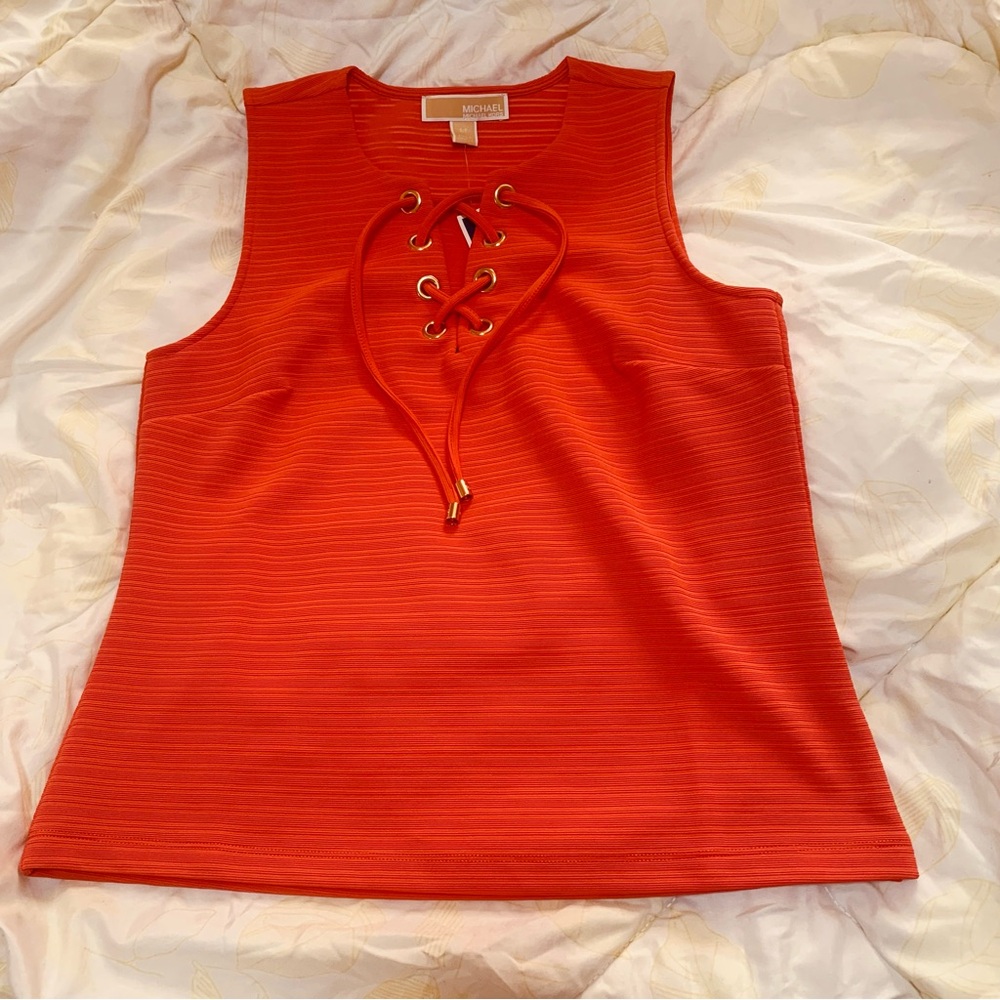Michael Kors Women's Orange Top Size: S New with Tag